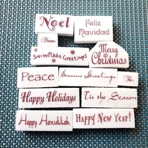 VTG Holiday Christmas Stamps